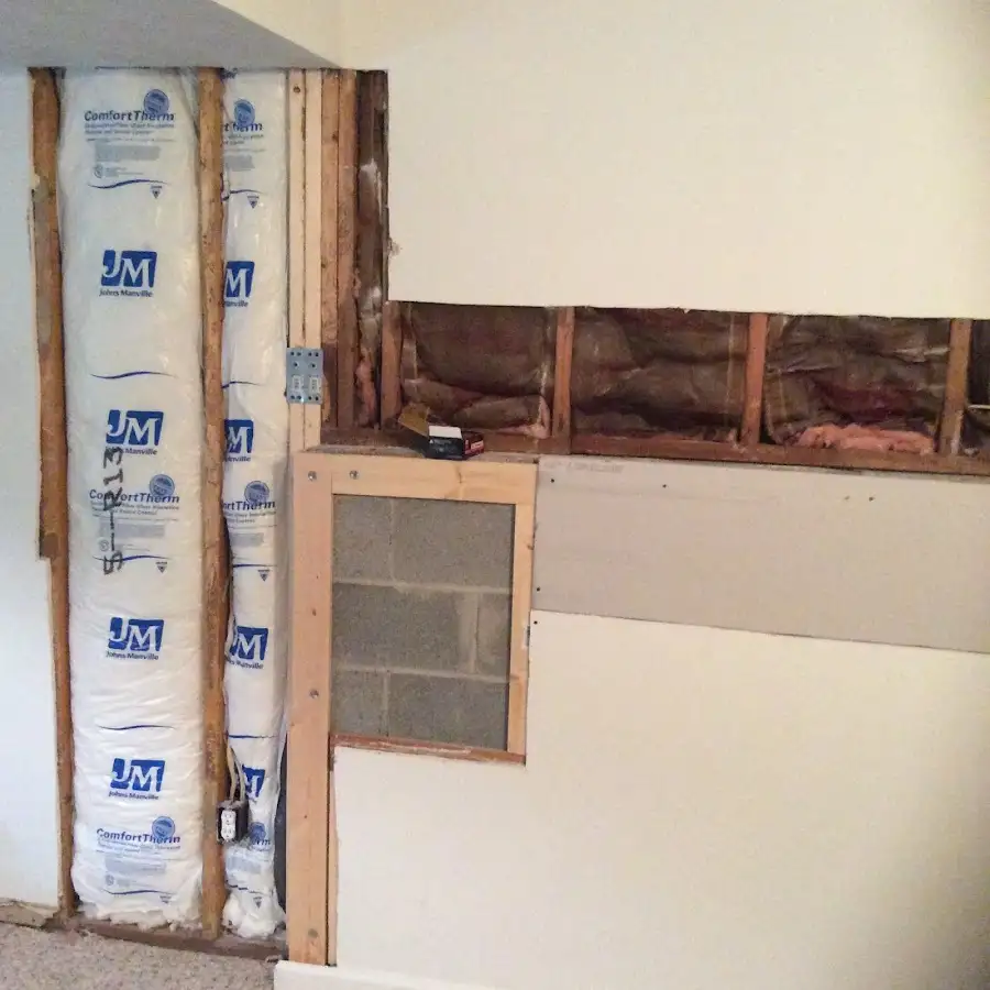 Wall insulation replacement during Odor Removal & Deodorization in Stewartville